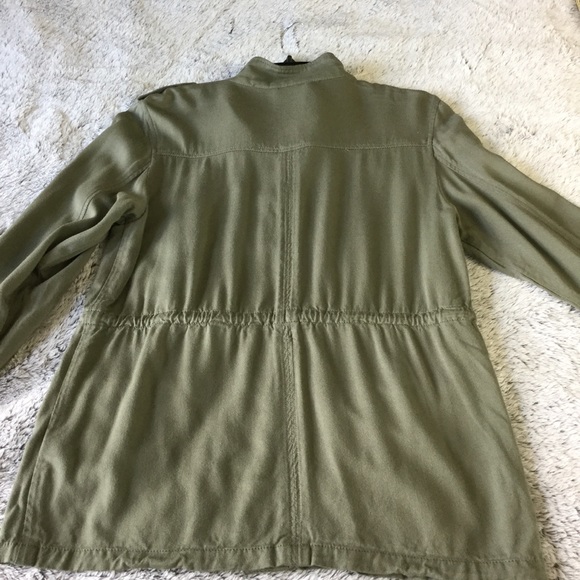 H&M Divided olive army green utility jacket wom 6 - Picture 7 of 13